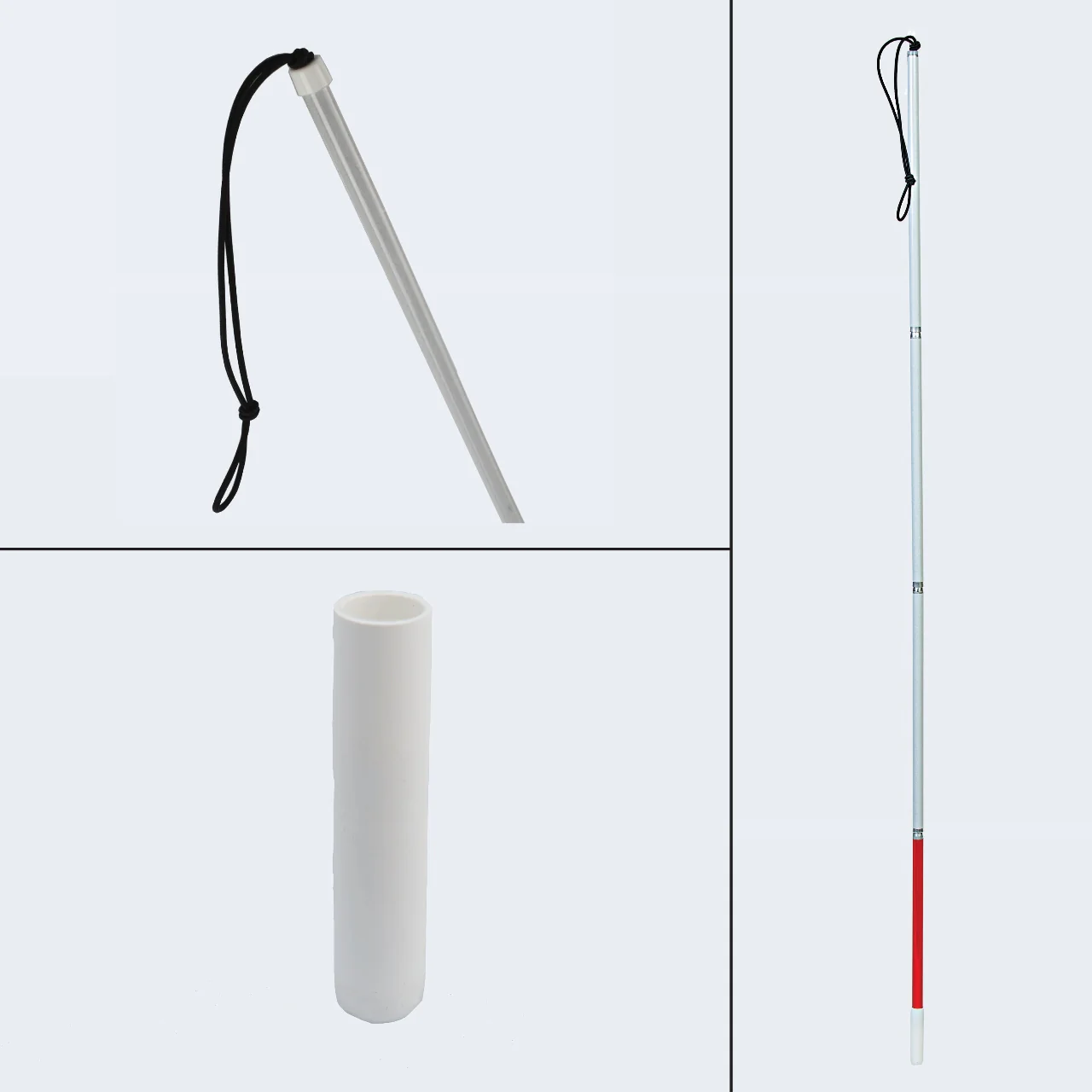 Laska sygnalizacyjna aluminiowa składana Guide AMBUTECH