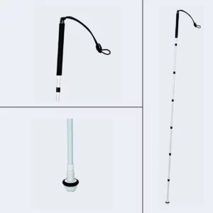 Laska sygnalizacyjna grafitowa składana Slimline AMBUTECH